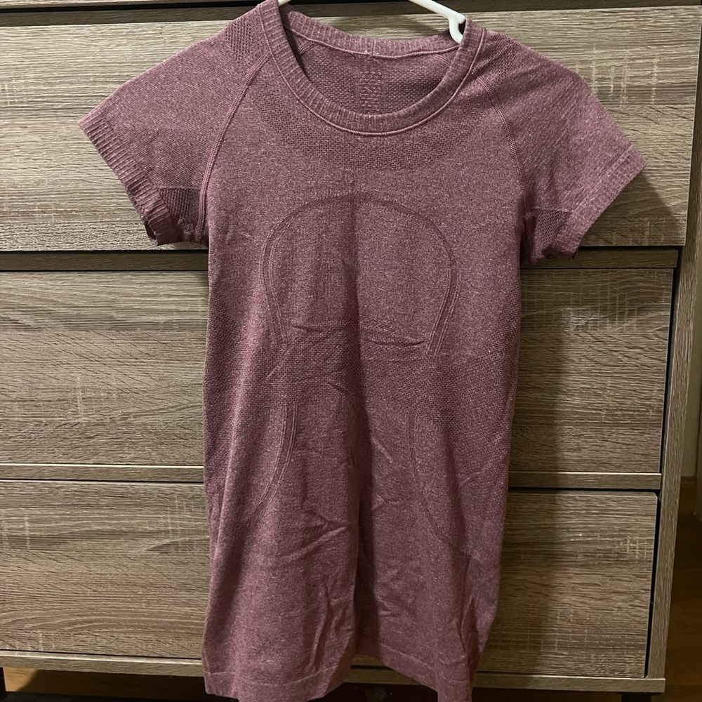 Lululemon Maroon Swiftly Tech shirt